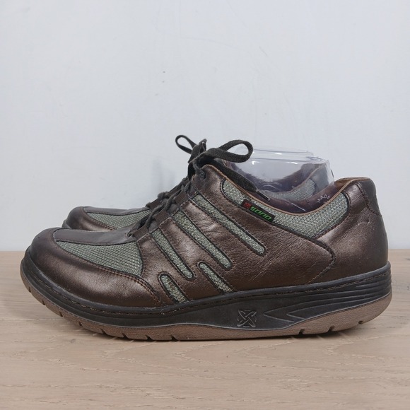 Mephisto Shoes - Sano by Mephisto Walking Shoes Women 10.5 Brown Leather Comfort Tech Euro